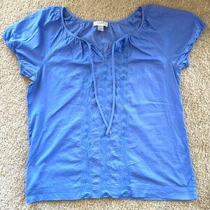 🔵 5 for $15 LOFT Blue Blouse